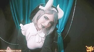 Molly Redwolf In Tutorial: How To Sell Your Virginity To A Succubus Nun And Cum Deep In Her Mouth